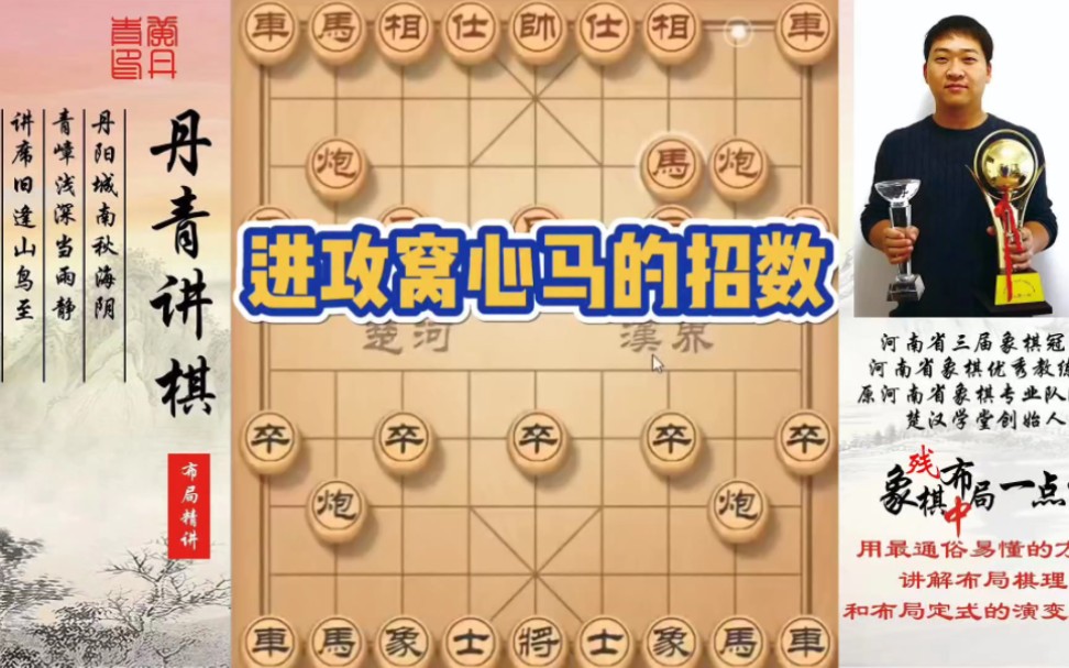 进攻窝心马的招数！如何快速提升象棋水平系统学棋？如何学习布局，中局，残局？少走弯路，真心教棋，带你上