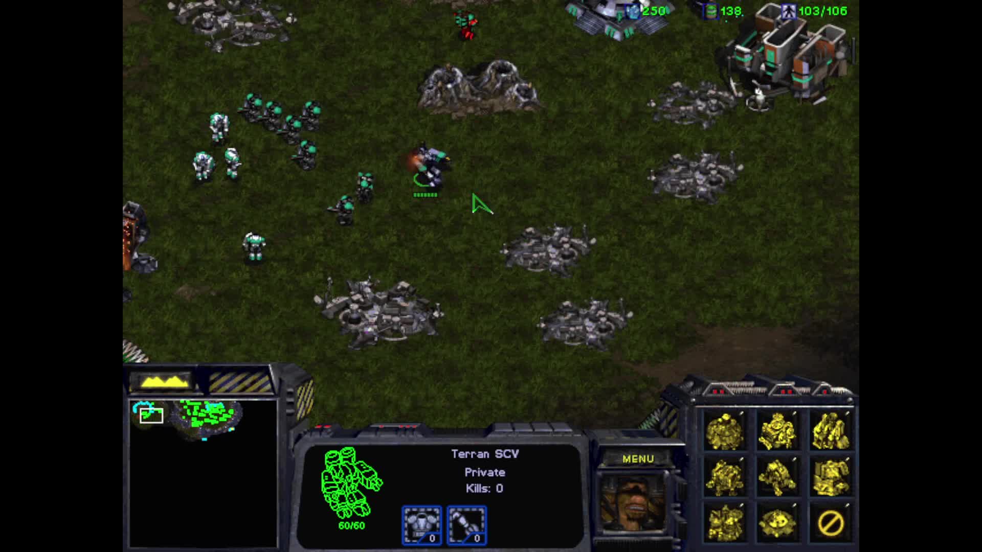 星际1BIG GAME 1V7 suij-人族乱打