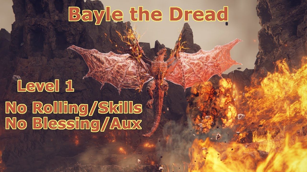 法环：1级无滚无伤无庇佑贝勒爷