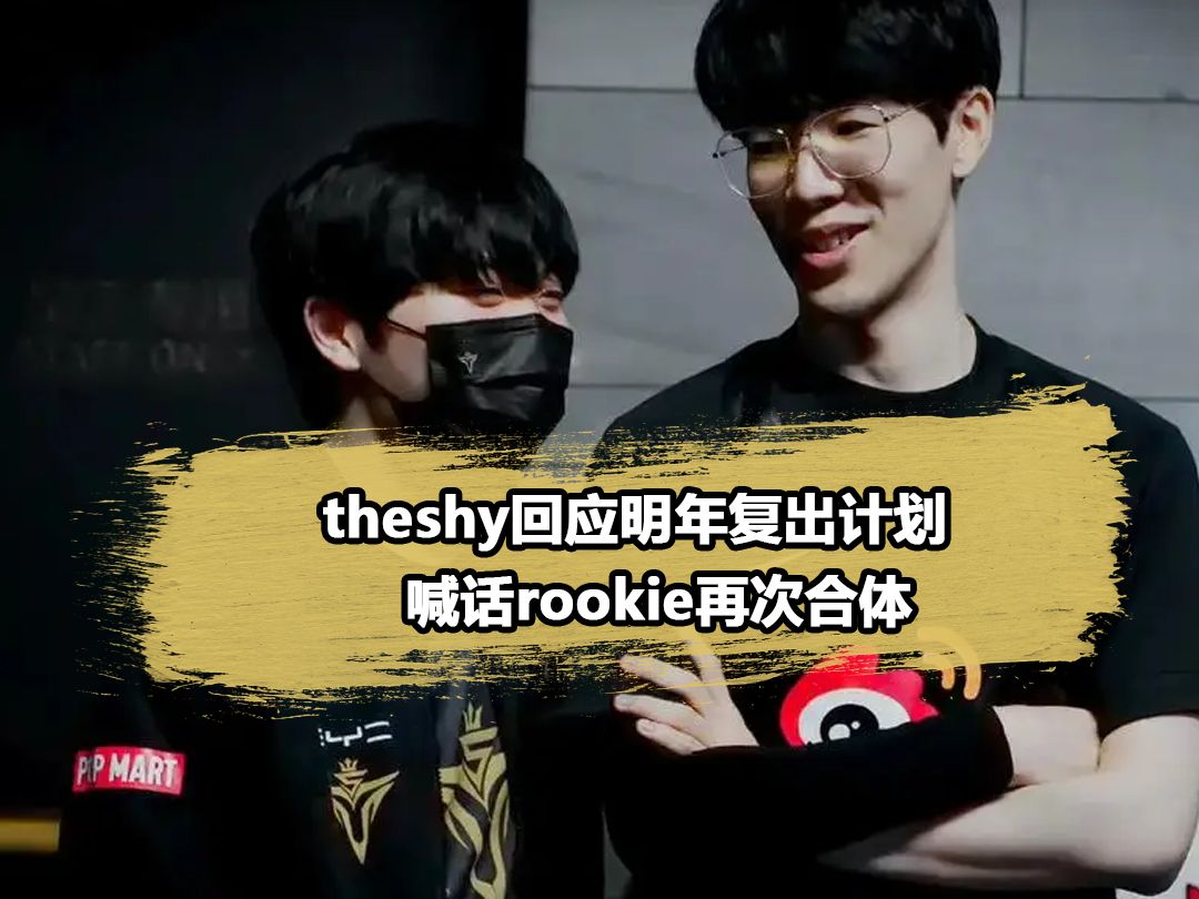 Theshy宣布明年复出：不会去其他赛区，想和义进一起