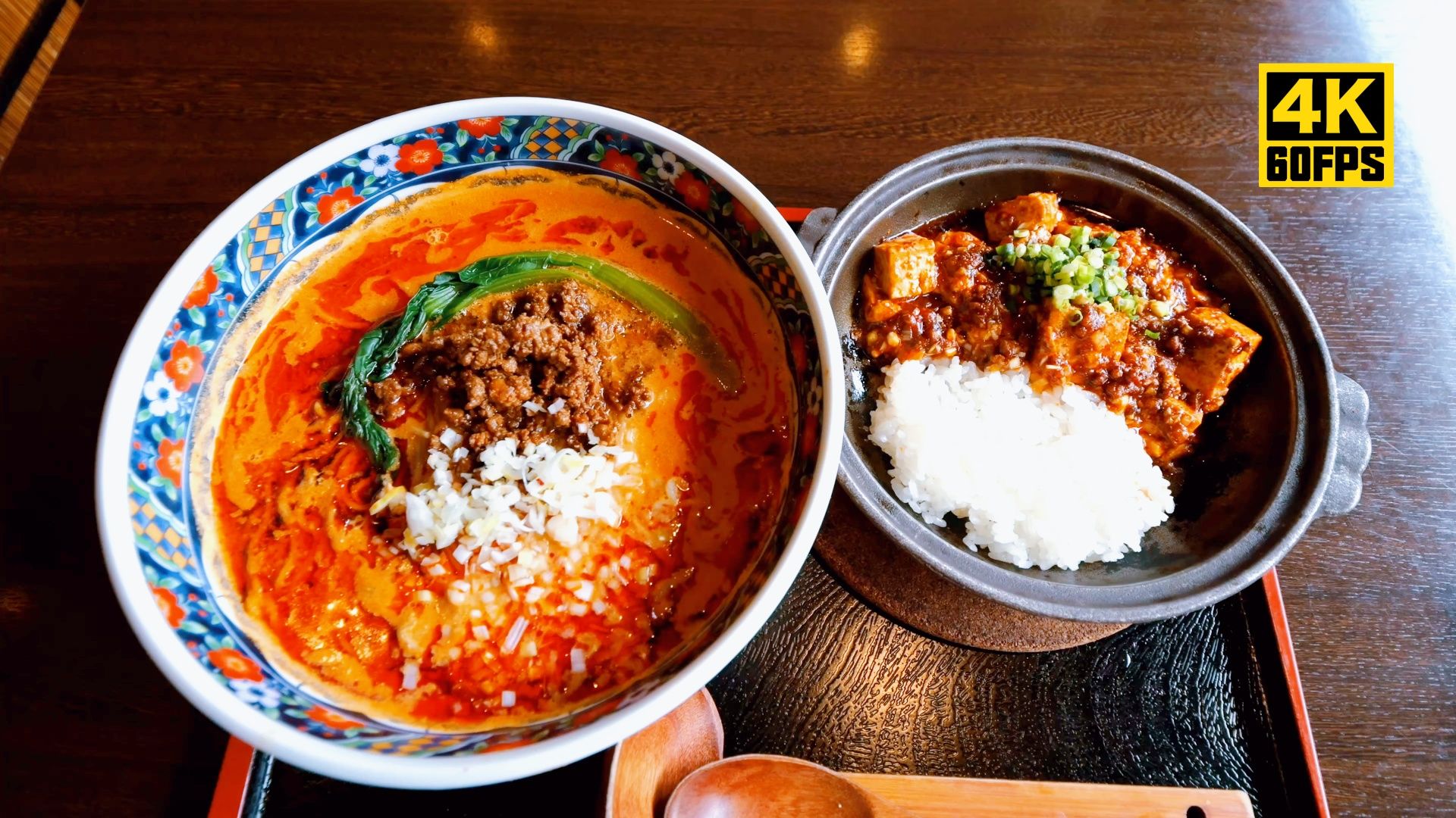 【4K60帧】点单不断！一试难忘极品中华料理！新潟县「日出人」川菜馆美食探店 | 作者：日本烏龍麵蕎