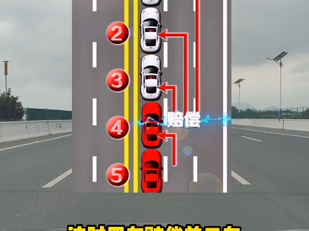 连环追尾责任怎么算#汽车知识 #安全出行 #带你懂车 #驾驶技巧