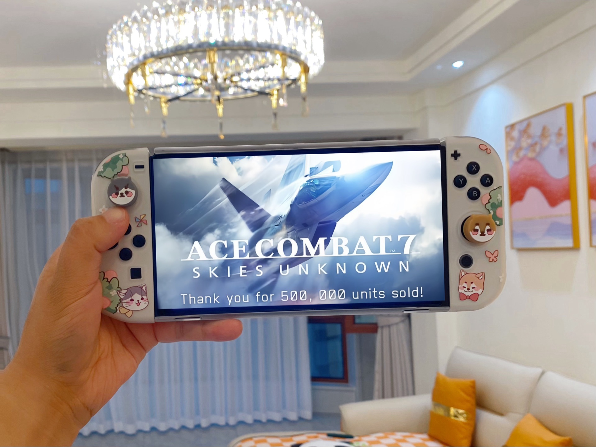 Switch OLED 皇牌空战7，掌机超强神作，NS画面表现