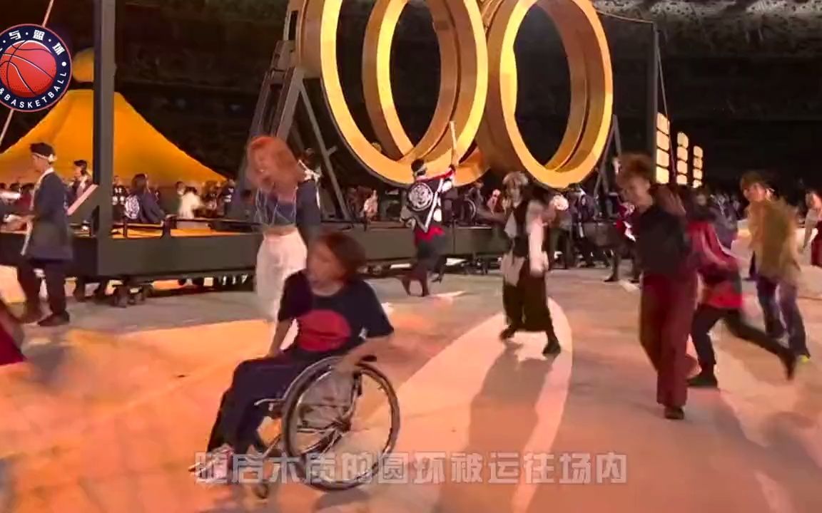 东京奥运木质五环亮相，树种取自世界各地，北京奥运也曾展示中国木工技艺#东京奥运会开幕式亮点#