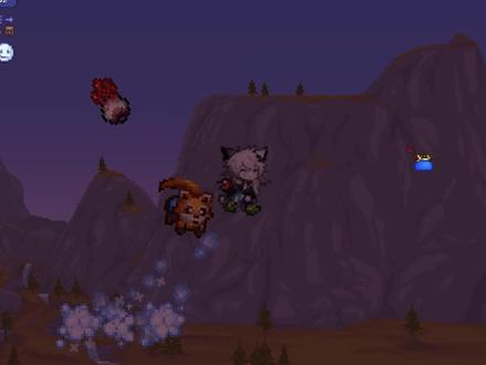 #泰拉瑞亚 第三期|如何把一个坠落之星的伤害用三次？这是一个问题....#主机游戏 #模组