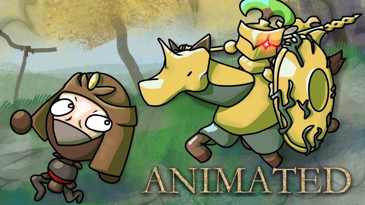 老头环，但是动画片