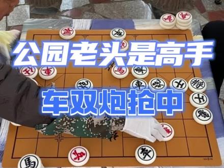屏风马开局使用狠招，公园高手蒙圈了 #街头象棋 #棋摊 #下棋 #中国象棋