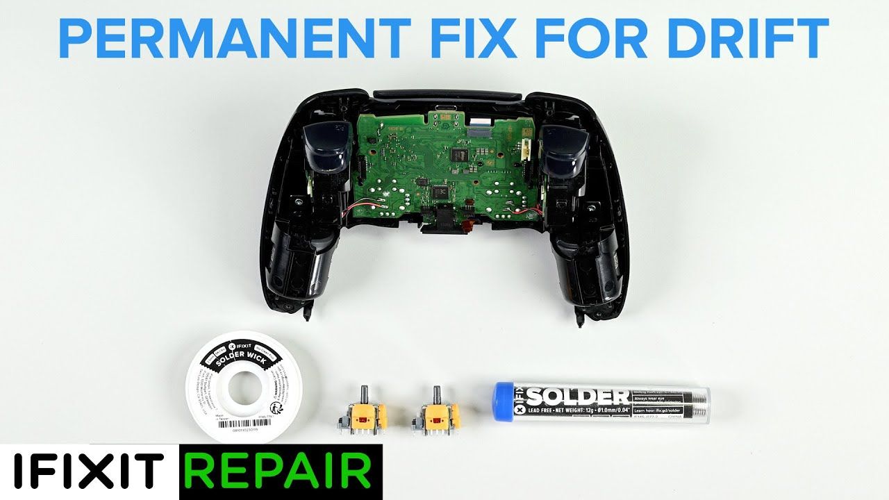 【4K】PS5手柄更换霍尔摇杆教程 | 来源：iFixit | 机翻中文