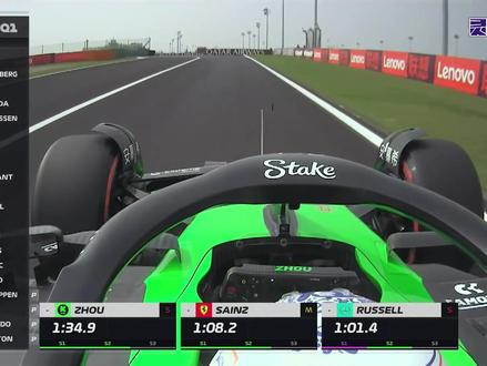 F1 2024 中国大奖赛 排位赛精彩集锦 #f1中国大奖赛 #上海国际赛车场 #周冠宇亮相f1中国