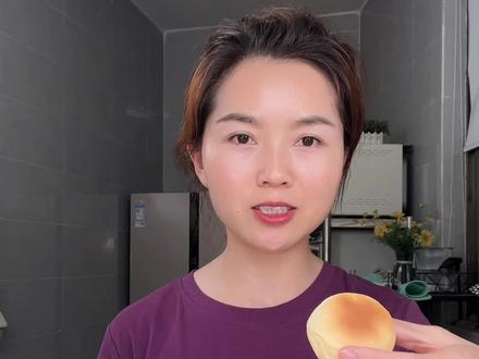 松软香甜的绿豆饼，老人小孩都喜欢#绿豆饼 #一学就会的小甜品