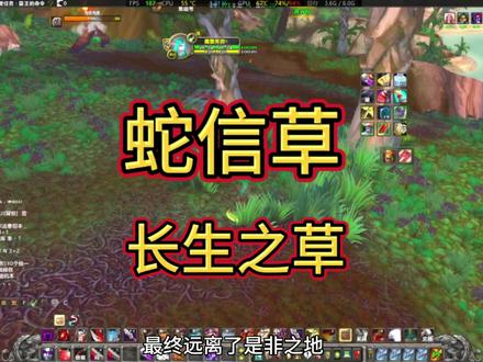 有毒之草 #魔兽世界 #巫妖王之怒