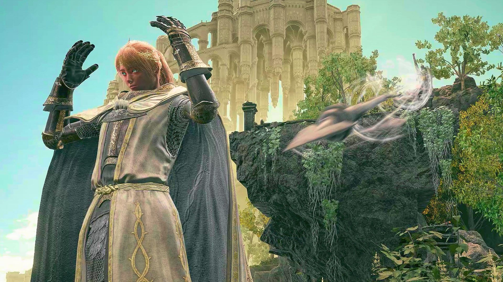 当你尝试和魔像守卫中门对狙 艾尔登法环 黄金树幽影