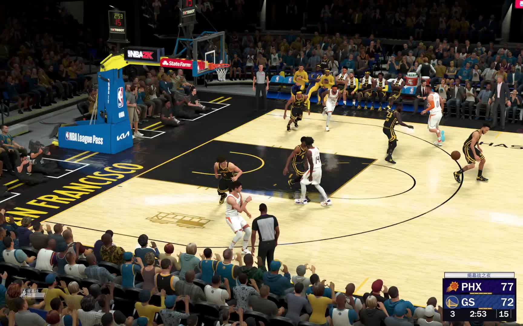 终极联盟第一赛季-太阳vs勇士 117-109