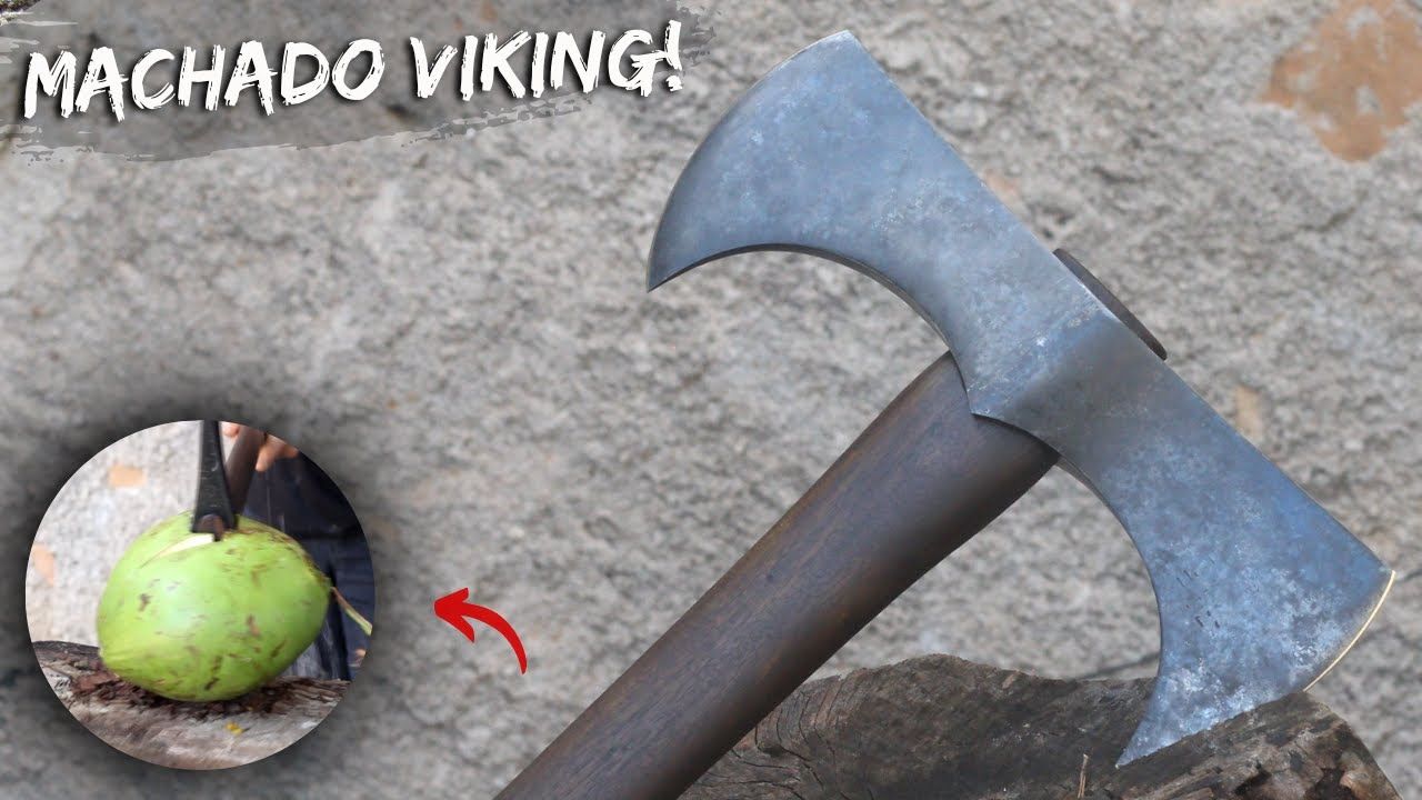 【手工】放松解压：生锈的维京双刃斧修复翻新 | 作者：Alexandre Bigunas