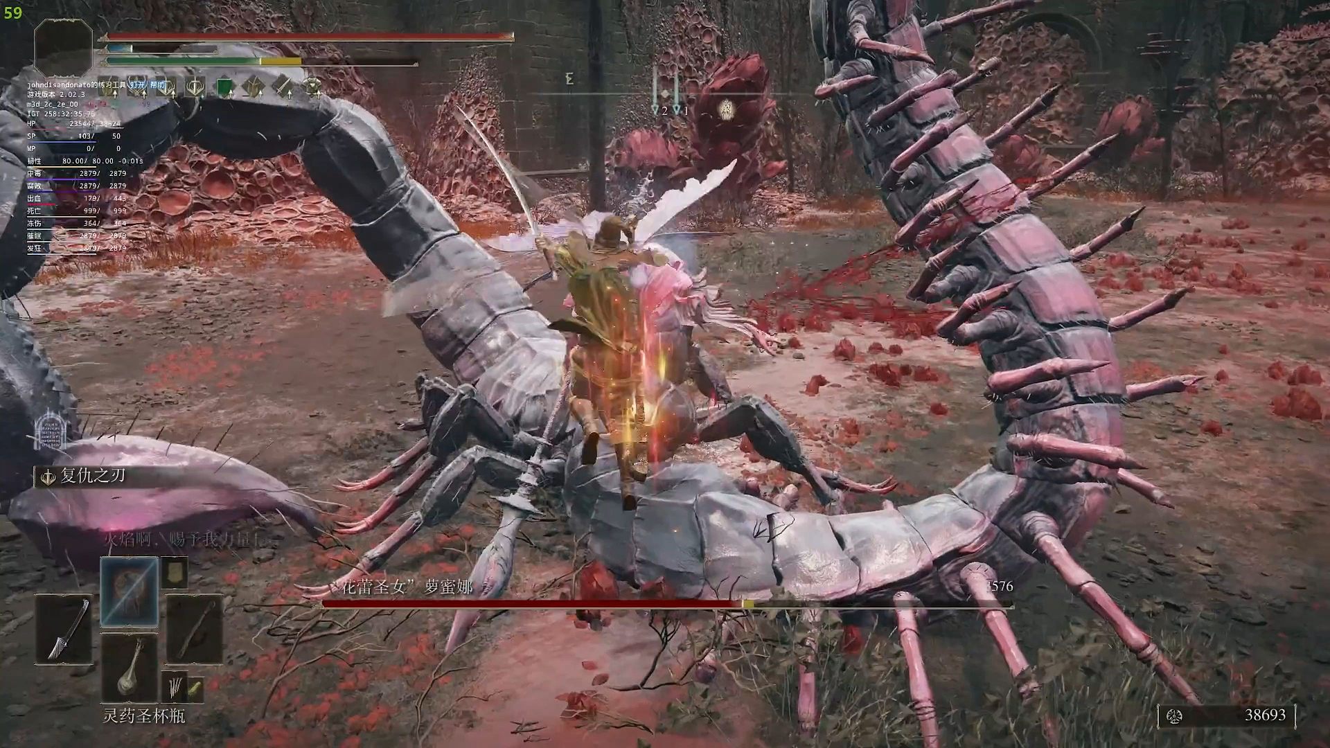 [速通] 花蕾圣女订饭思路分享 卡德幻vs血血怪 第2轮：卡德幻赢！ - 《艾尔登法环：黄金树幽影》