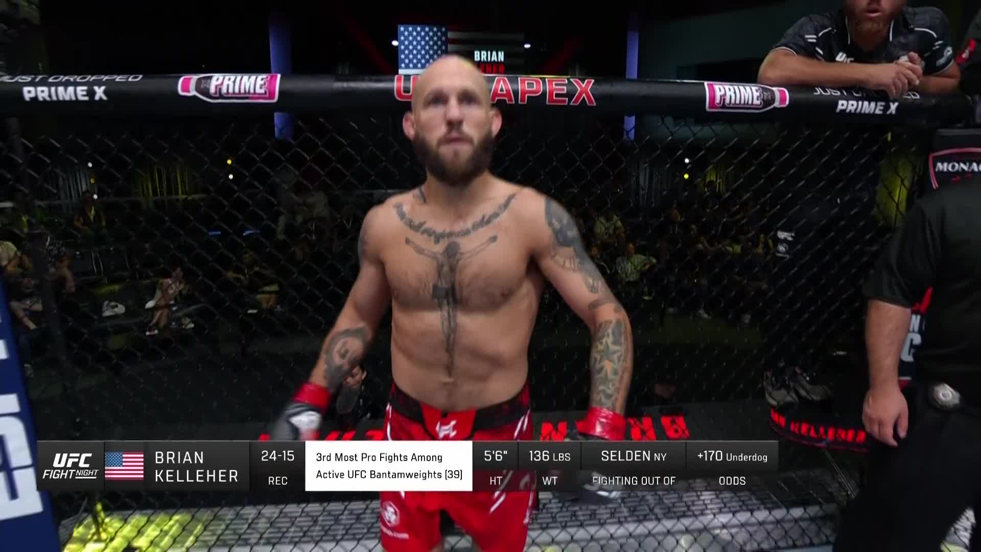 UFC on ESPN 60  布莱恩·凯莱赫 VS 科迪·吉布森 清流