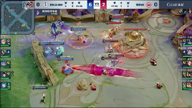 we：we不打无名之辈！lgd：俺们也不是有名之辈