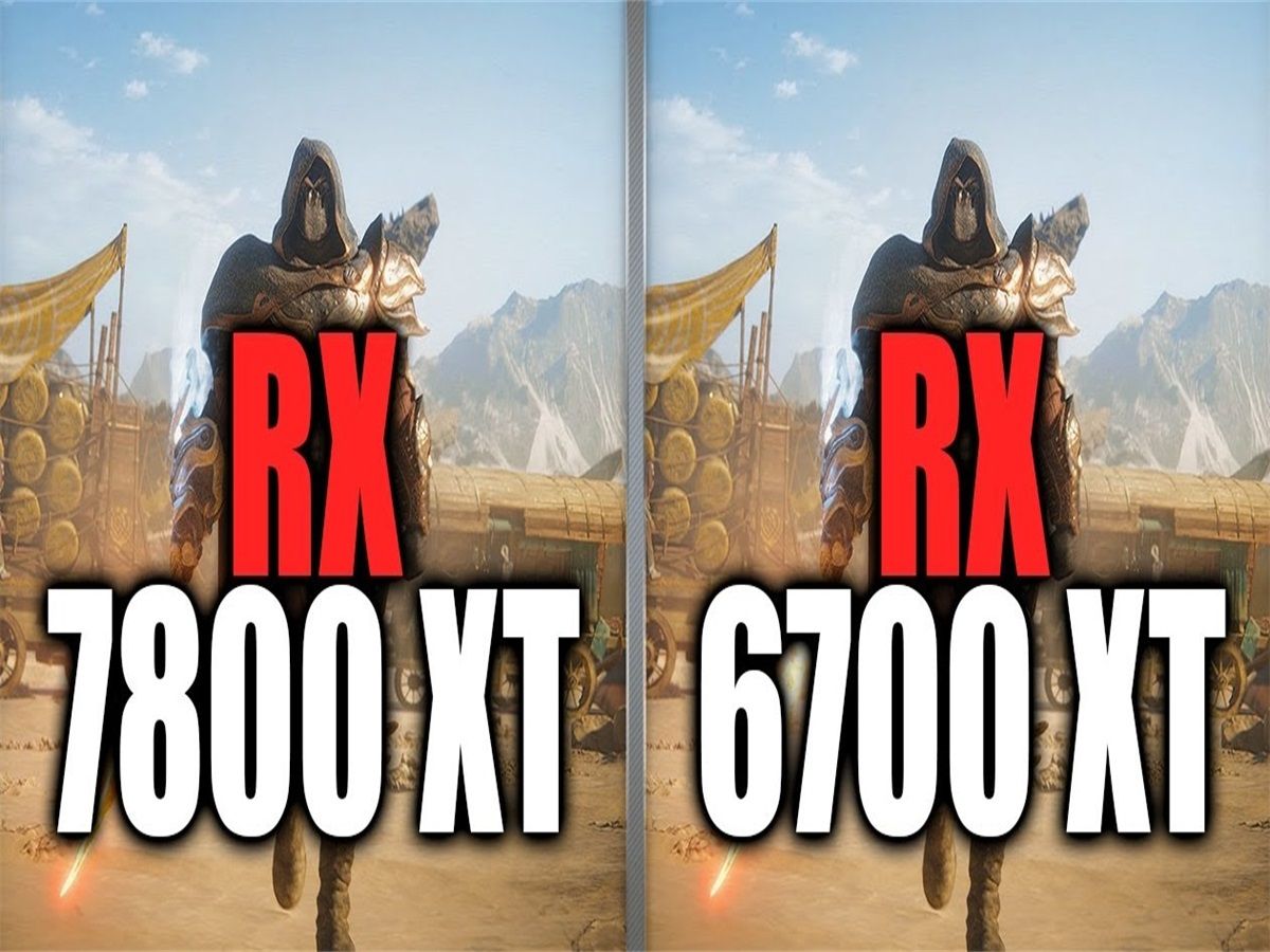 RX 6700XT 12G vs RX 7800XT 16G  显卡对比（CPU为R7 7800X3