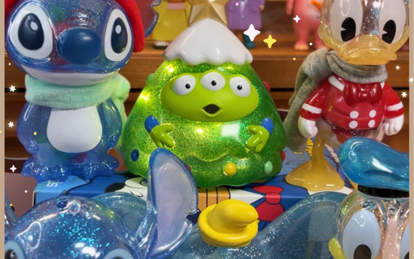 【奶茶の玩具日记】三眼仔变成圣诞树辣～迪士尼冬日限定！