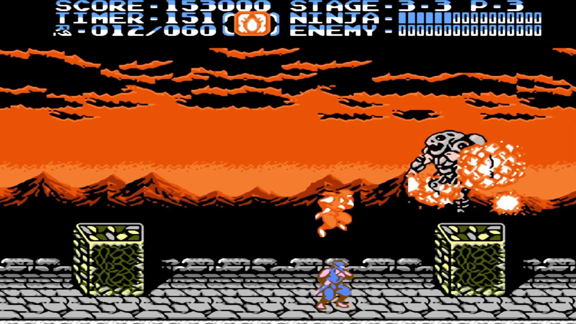 FC游戏《忍者龙剑传2》速通，贵在真实