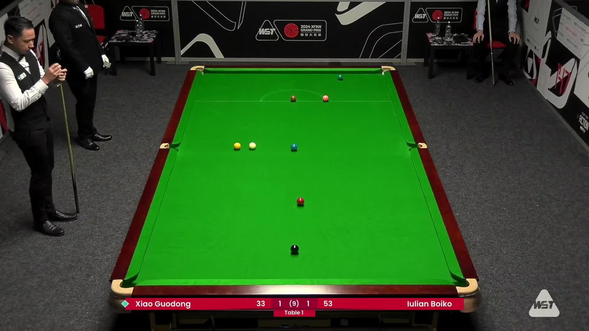 肖国栋VS尤里安·伯伊科 2024斯诺克西安大奖赛资格赛 清流