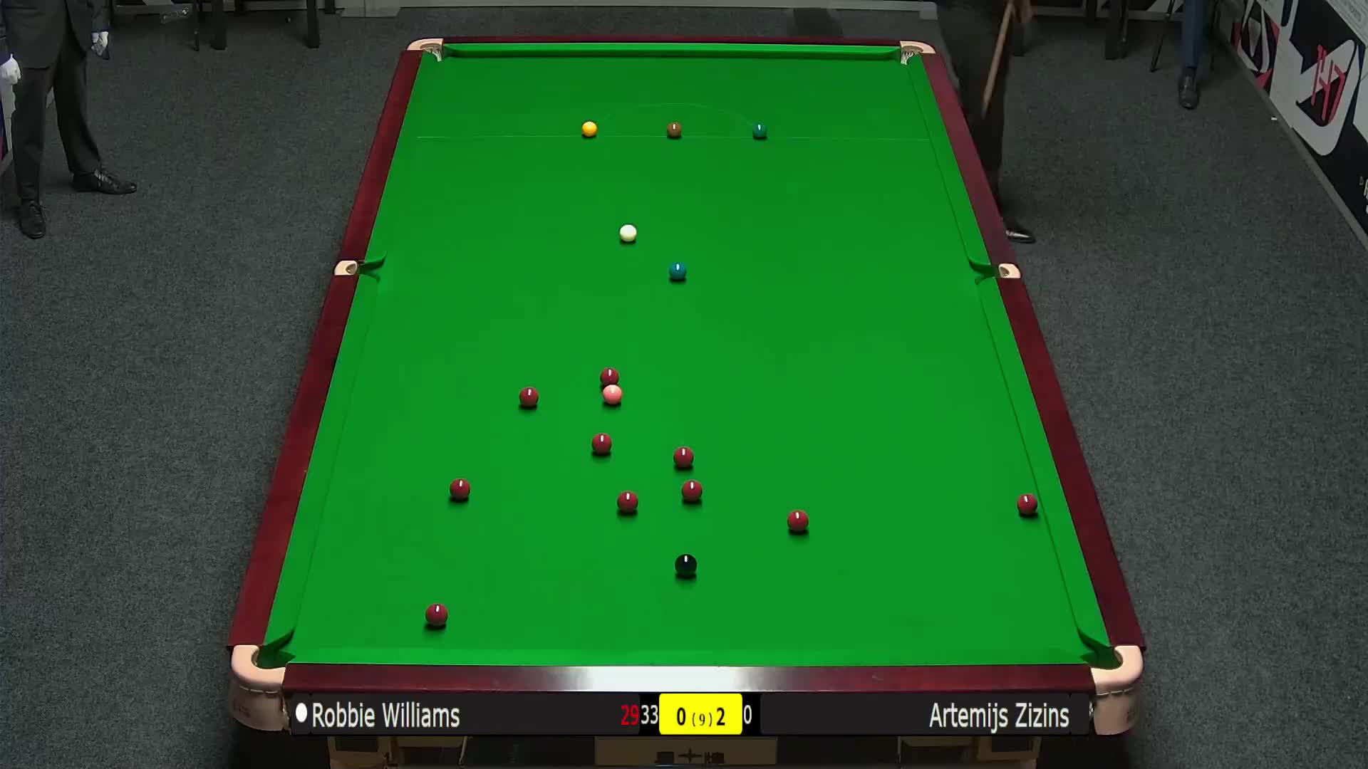 7月25日威廉姆斯VS阿特米吉斯·齐津斯2024西安大奖赛资格赛-清流3号桌