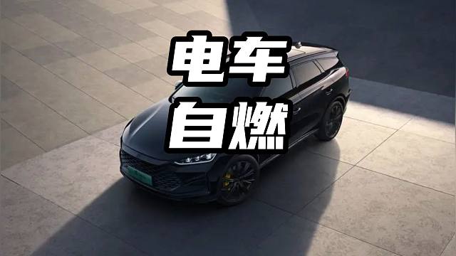 电车自燃千万不要盲目去救火 #新能源车 