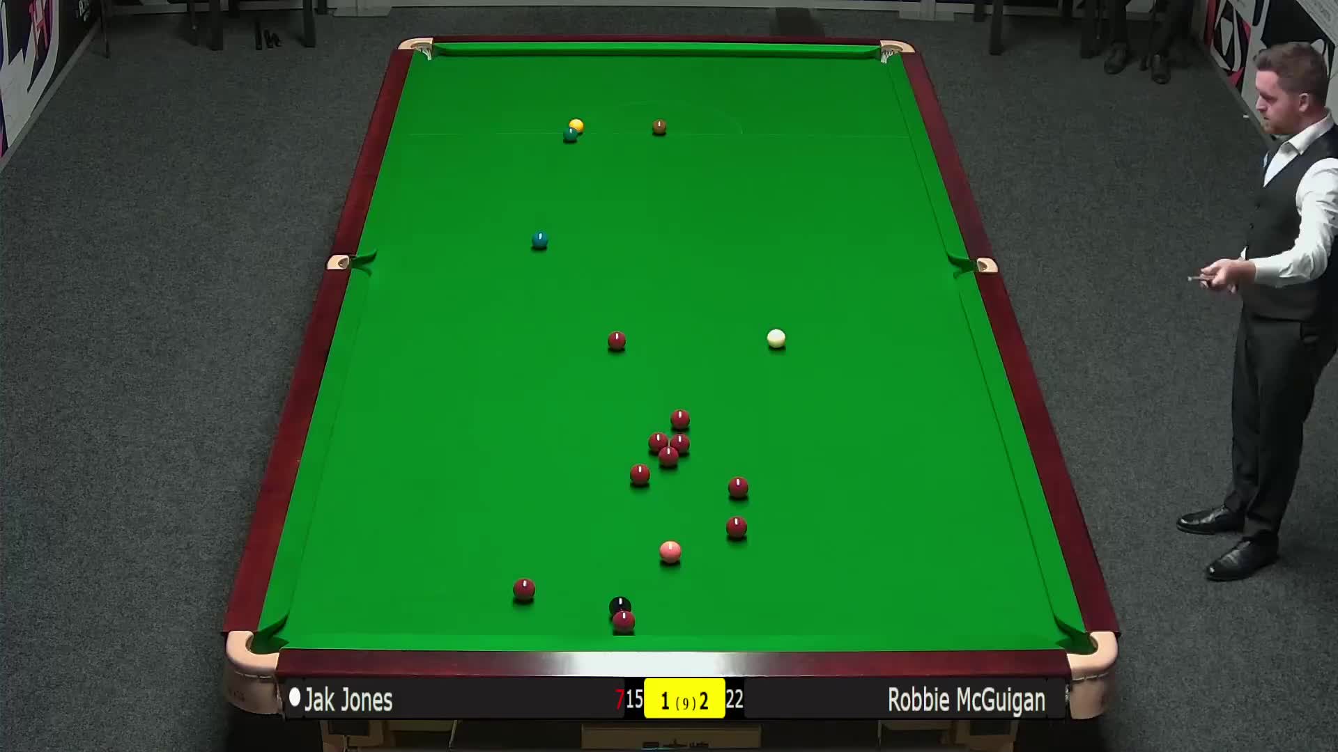 杰克·琼斯VS罗比·麦奎根2024西安大奖赛资格赛-清流3号桌