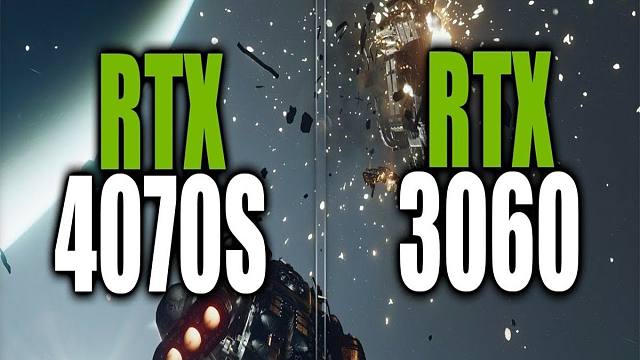 RTX 3060 12G vs RTX 4070Super 12G  显卡对比（2K分辨率测试，CP