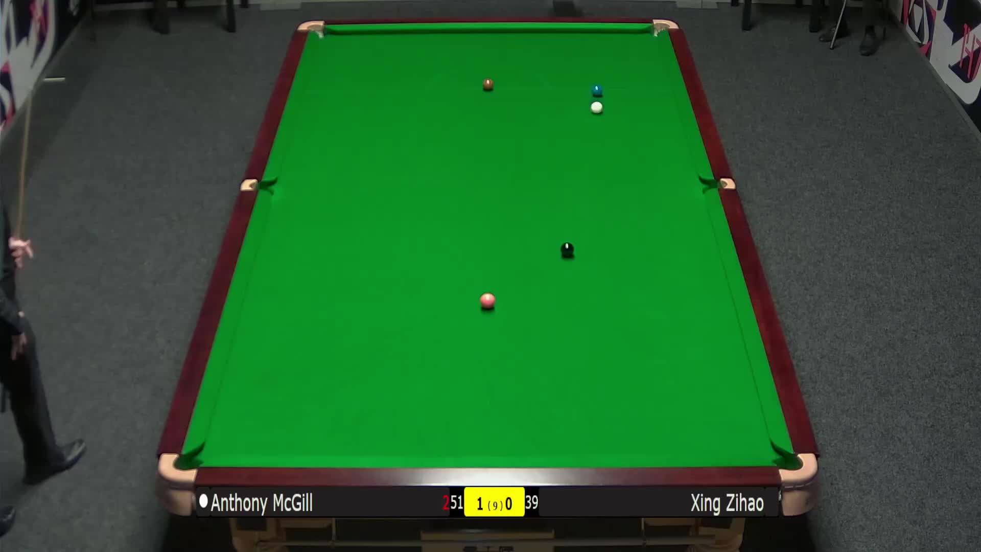 安东尼·麦克吉尔VS邢子豪 2024斯诺克西安大奖赛资格赛 清流