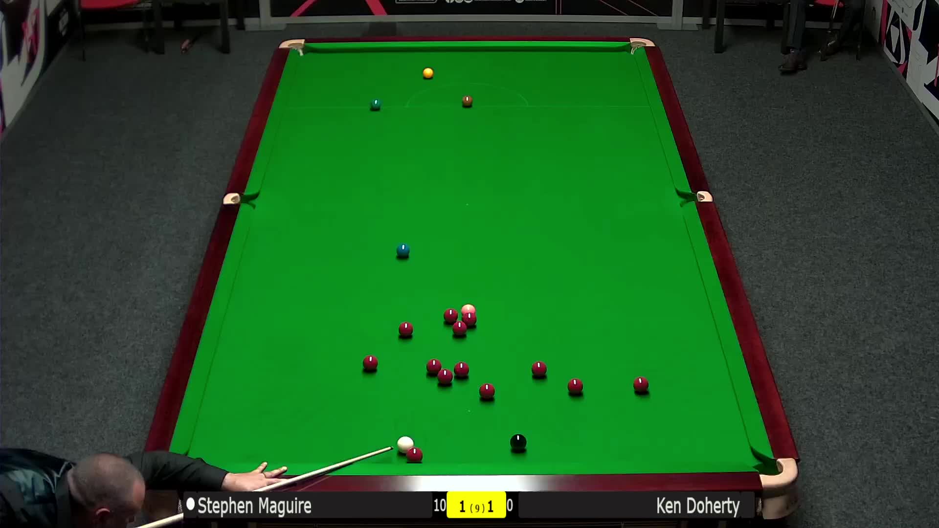 斯蒂芬·马奎尔VS肯·达赫迪 2024斯诺克西安大奖赛资格赛 清流