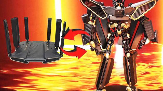 我把路由器做成变形机器人，还能跳舞