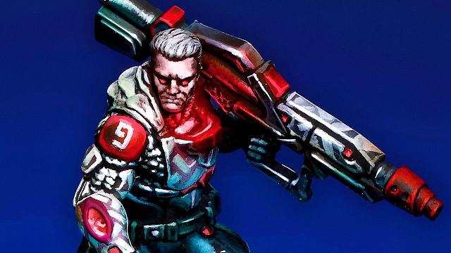 【涂装】大佬涂装赛博朋克风微型雕像 | 作者：Sergio Calvo Miniatures