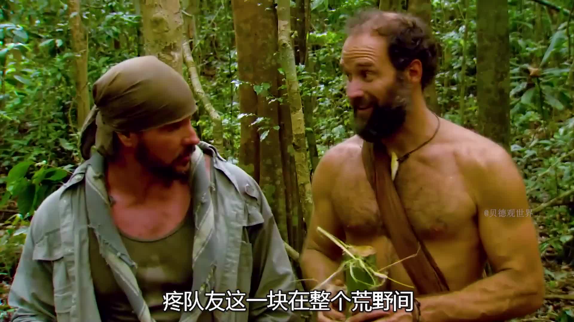 看完马特和乔荒野求生，带你吃遍全世界  (13)