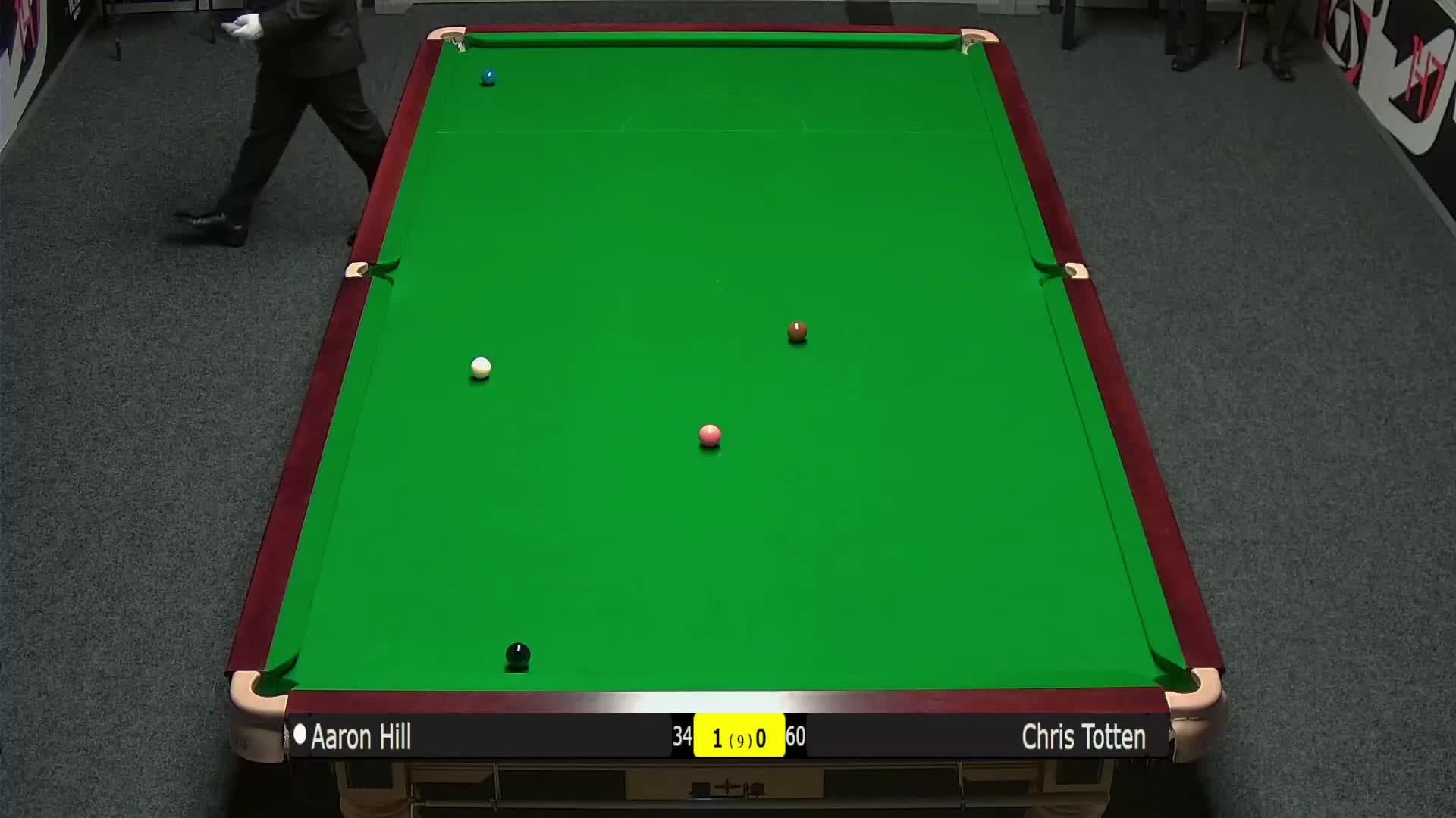 亚伦·希尔VS克里斯·托顿 2024斯诺克西安大奖赛资格赛 清流