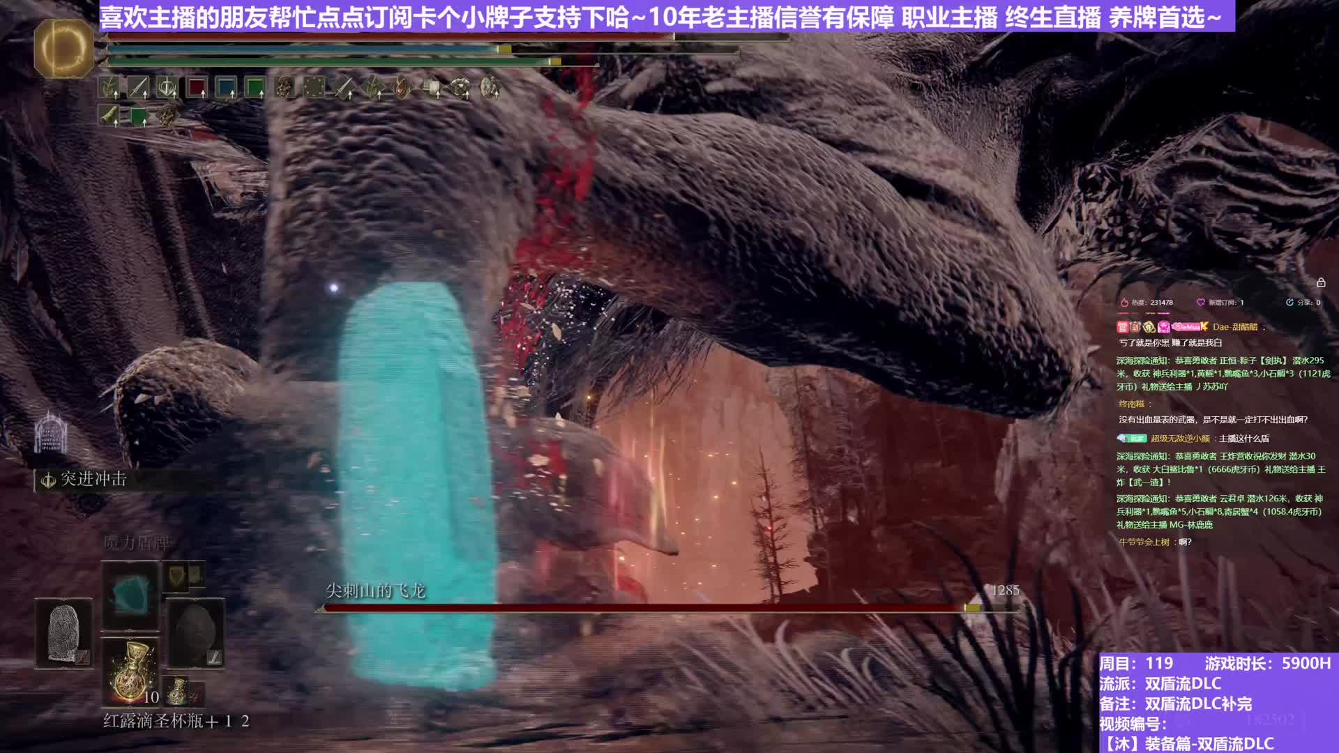 【沐】装备篇-双盾流DLC番外篇8 火雷龙