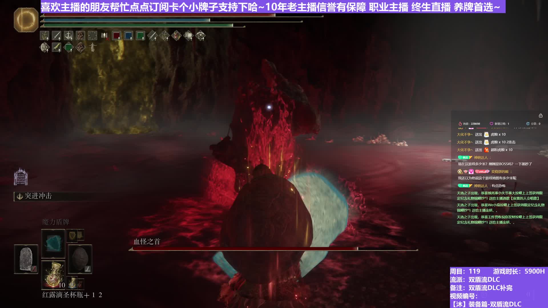 【沐】装备篇-双盾流DLC番外篇13 血怪王