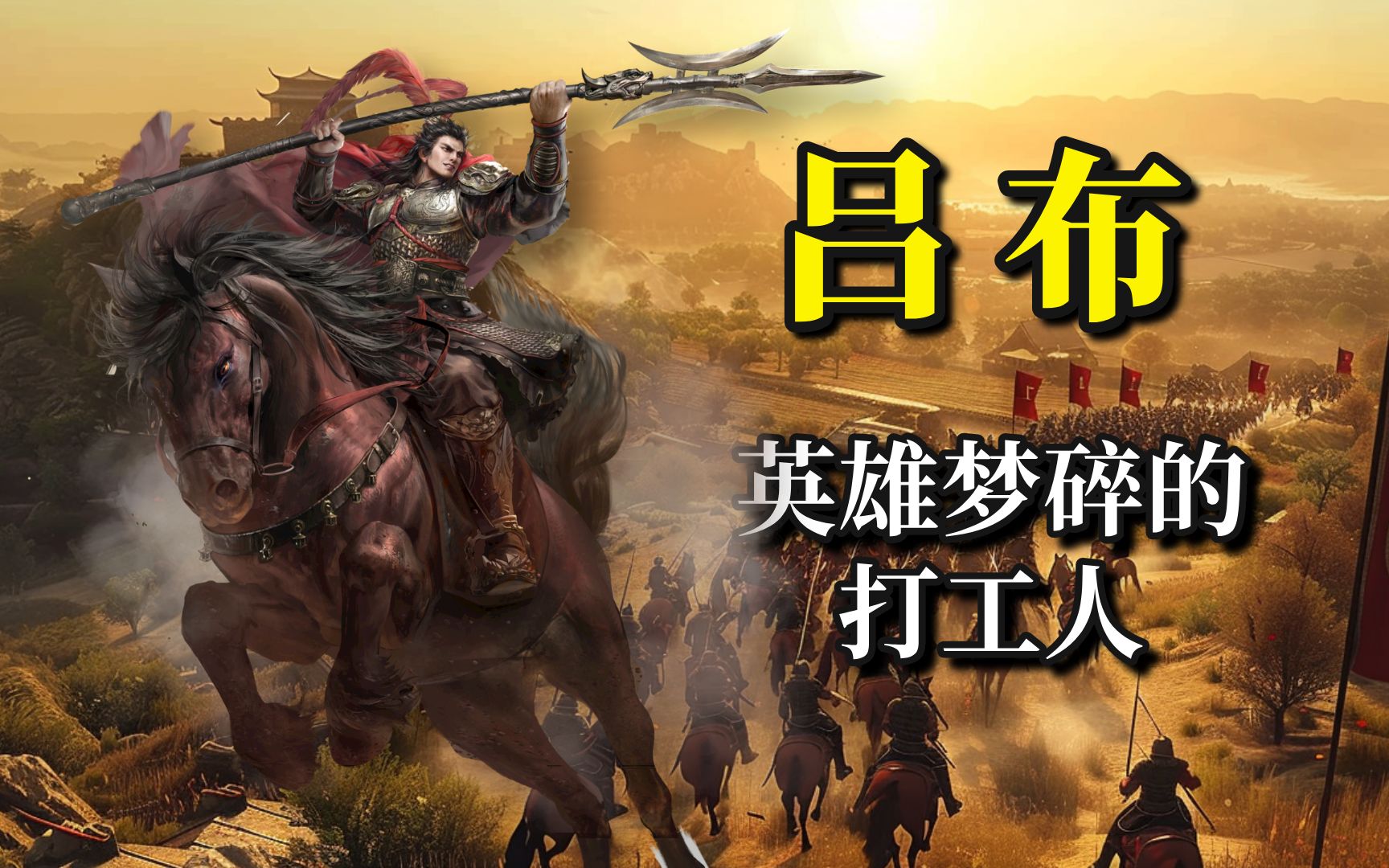 吕布：三国战场上的孤狼，为何最终走向了灭亡？【C叔聊三国01】