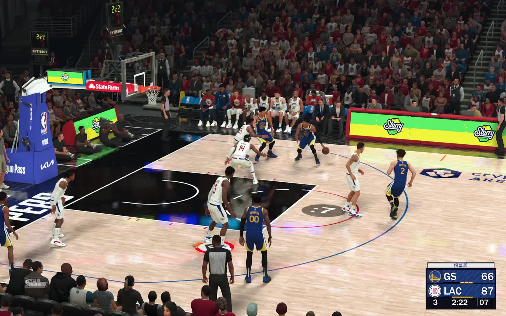 终极联盟第一赛季-勇士vs快船 113-116