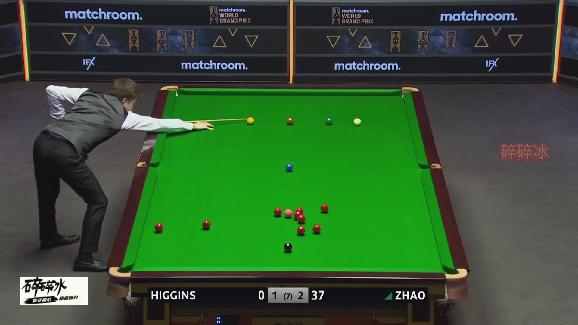 赵心童这杆多绝？单杆137暴打希金斯，完美诠释了中国的准度！