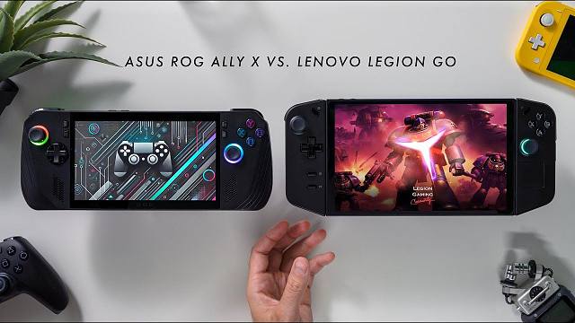 【4K】ROG Ally X vs. 联想拯救者Go - 对比评测 | 作者：Matthew Mon