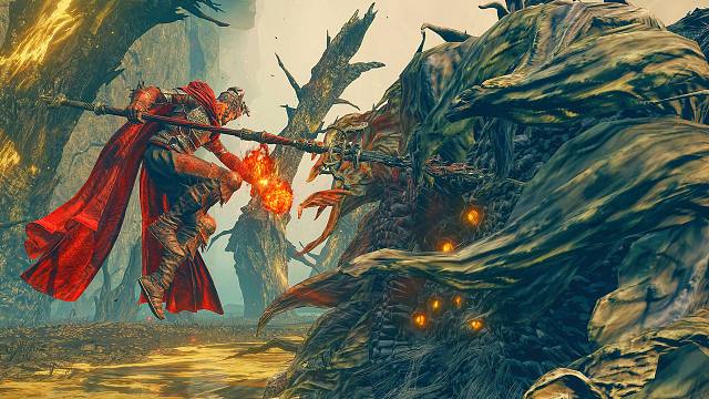 宫崎英高肯定没想到你能摔死幽影树化身 艾尔登法环 黄金树幽影