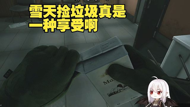 边吃边捡垃圾 享受雪天的塔科夫