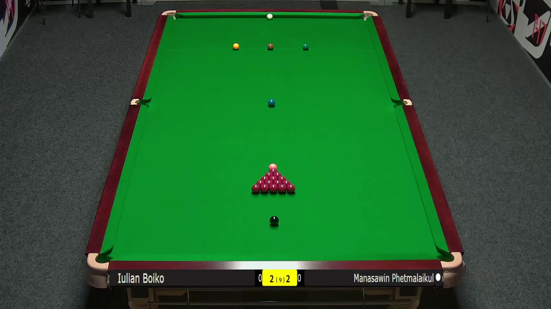 尤利安·博伊科 vs 玛纳萨文·佩马莱克 2024斯诺克武汉公开赛资格赛 清流