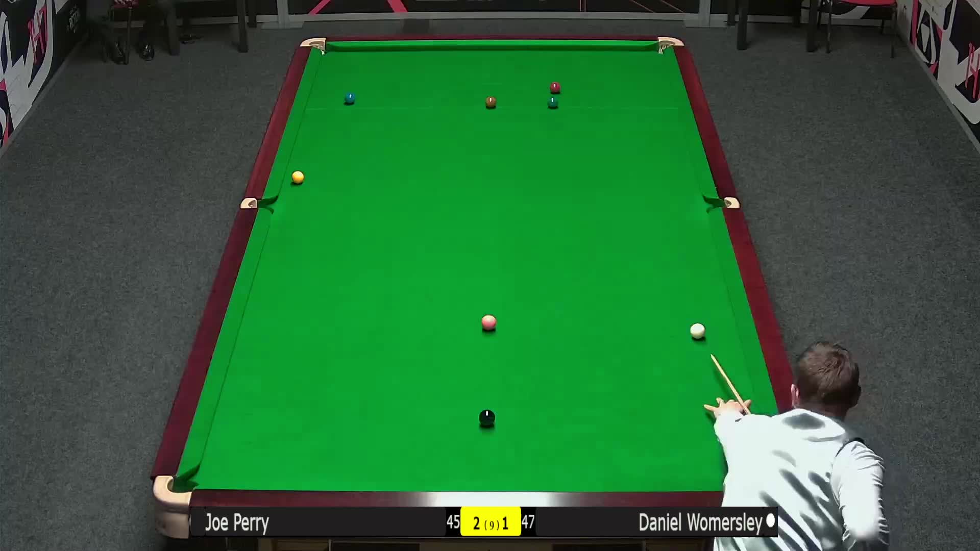 乔·佩里 vs 丹尼尔·沃莫斯利 2024斯诺克武汉公开赛资格赛 清流