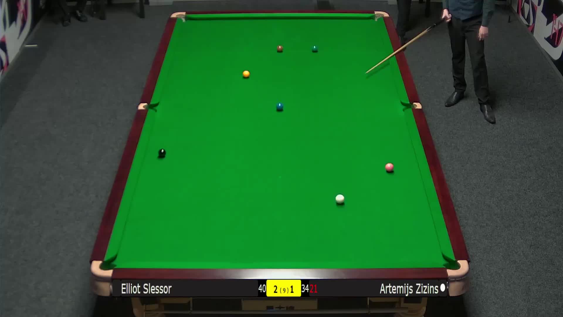 艾利奥特·斯莱瑟VS阿特米吉斯·齐津斯 2024斯诺克武汉公开赛资格赛 清流