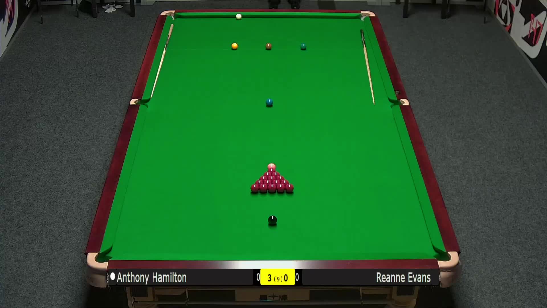 安东尼·汉密尔顿VS瑞安·埃文斯 2024斯诺克武汉公开赛资格赛 清流