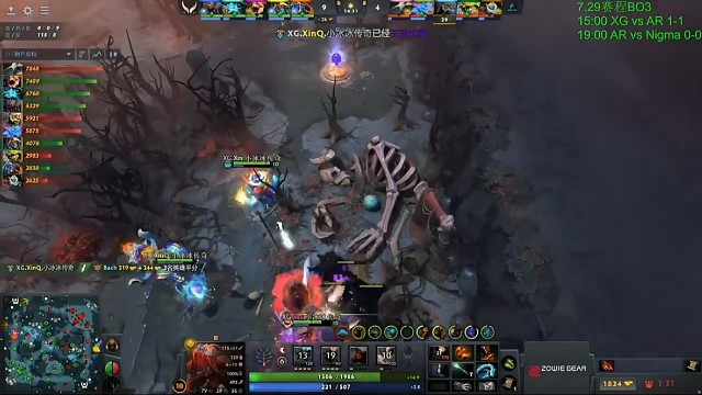 雪如意小组赛XG2:1AR【DOTA2】