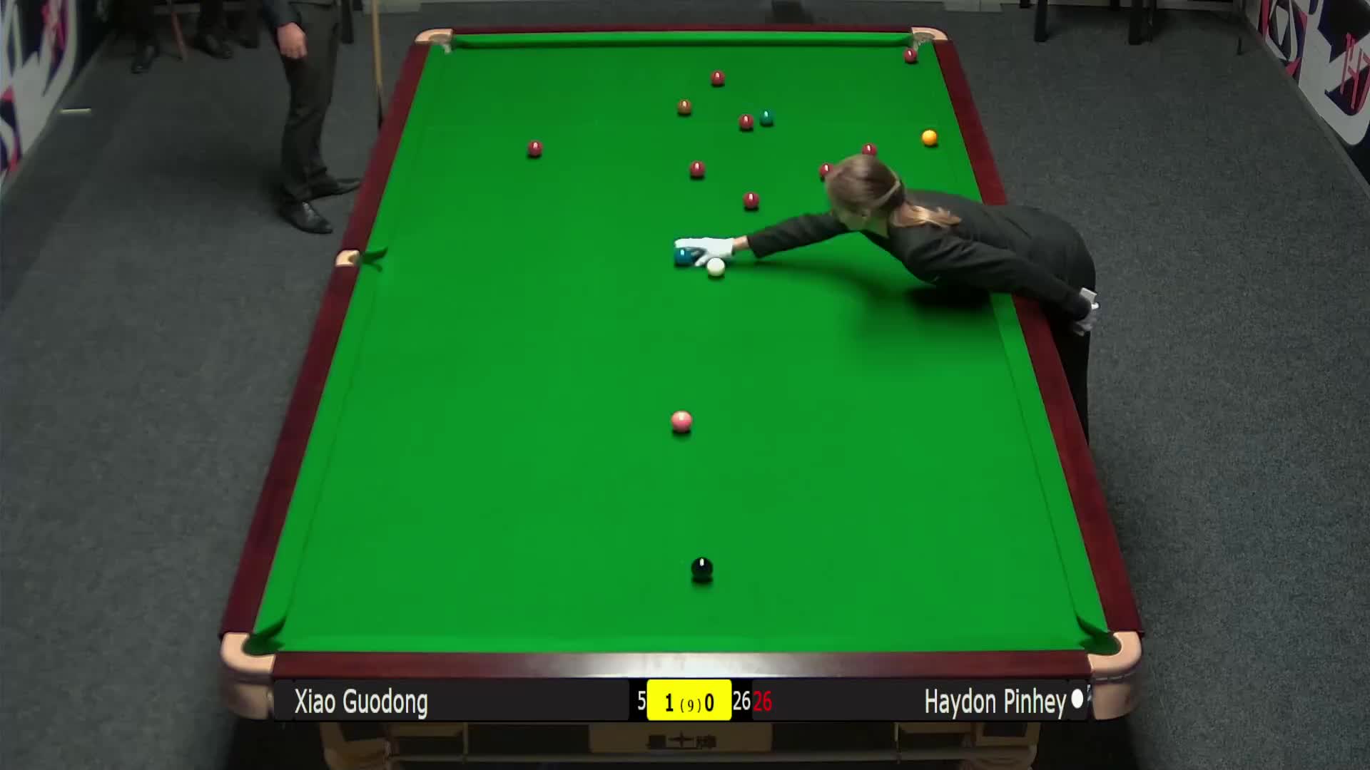 肖国栋 vs 海顿·平海 2024斯诺克武汉公开赛资格赛 清流