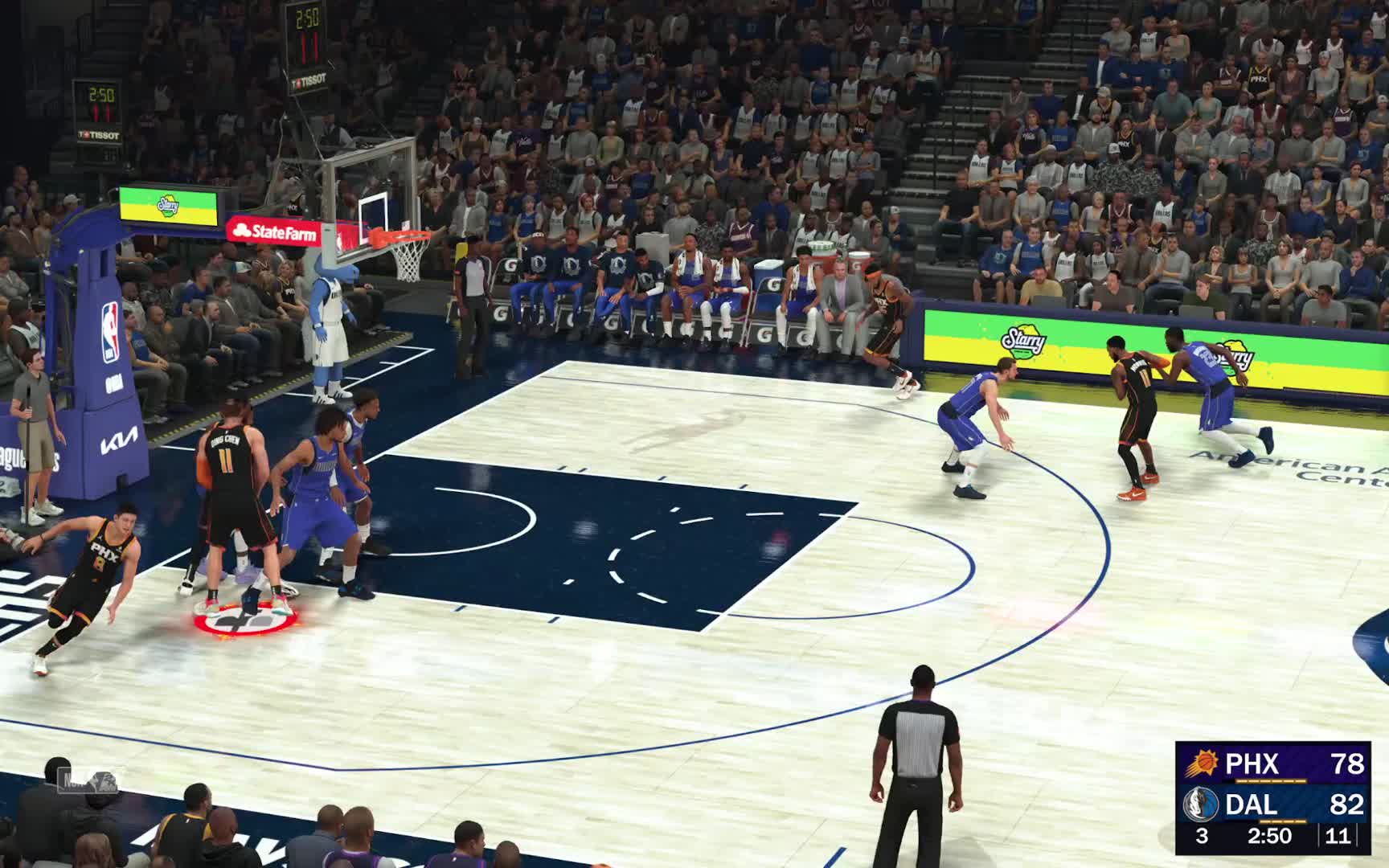 第一赛季-附加赛 西区第七名排位赛 太阳vs独行侠 120-126